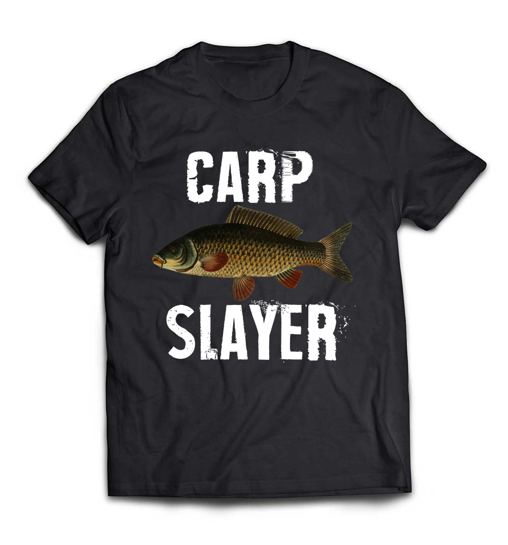 Carp Slayer Funny Fishing T-Shirt: A Must-Have for Anglers